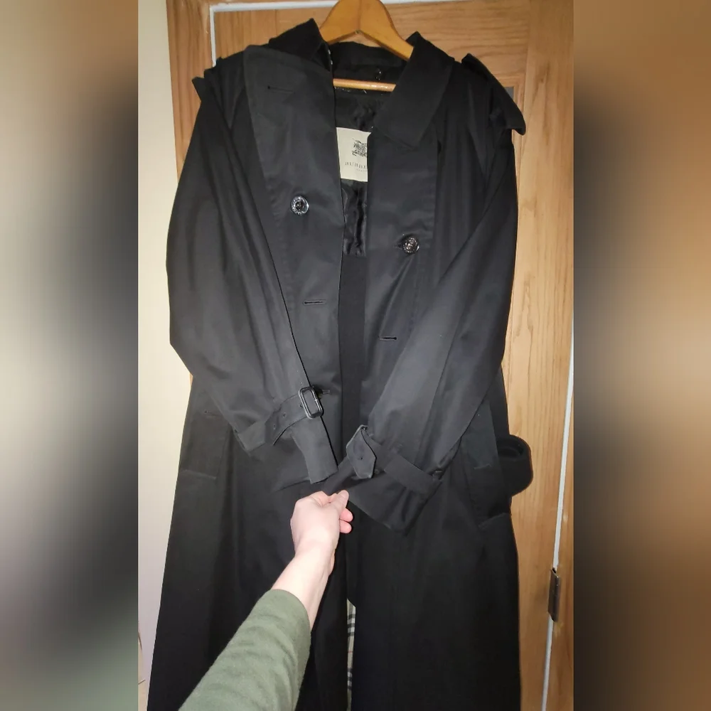 Burberry Men's Trench coat w/ removal wool lining  40R - Picture 5 of 16